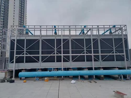 中央空調冷卻塔噪聲來源及降噪治理方法,中央空調冷卻塔圖片